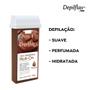 Imagem de Kit 2 Refil Ceras Depiladora Refil Roll On Depilação Depilflax Chocolate 100g