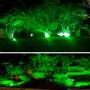 Imagem de Kit 2 Refletor Led Holofote 200w SMD Verde Bivolt Resistente a água Ideal para Jardim Gramado Ornamental Eventos Casa de Shows