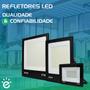 Imagem de Kit 2 Refletor Led Holofote Ultra Thin Microled 100w Ip66