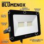 Imagem de Kit 2 Refletores LED Blumenox 50W Preto + Sensor de Movimento e Fotócelula Qualitronix QA26M