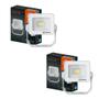 Imagem de Kit 2 Refletores Led Floodlight Compact Core ip65 Branco 10w 5000k Osram
