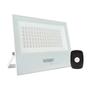 Imagem de Kit 2 Refletores Taschibra TR LED 100 Branco + Sensor de Movimento e Fotócelula Qualitronix QA26M