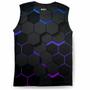 Imagem de Kit 2 Regata Camiseta Cavada Masculina Academia Dry Fitness Protecao UV Secagem rapida Musculacao Tr