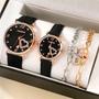 Imagem de Kit 2 relógio feminino com 2 pulseira