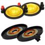 Imagem de Kit 2 Reparos Tweeter ST400 Fenólico Completo e 2 Reparo Driver D250x 8 Ohms Compatível Com Selenium Jbl