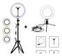 Imagem de Kit 2 Ring Light 10 Pol E 6 Pol + Tripé E 1 Tripé 2 Metros