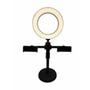 Imagem de Kit 2 Ring Light de Mesa Portátil Regulável Com Suporte para 2 Celulares WS-868