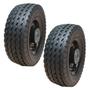 Imagem de Kit 2 Roda Completa Pneu Maciço 6x2 Carrinhos De Carga