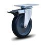 Imagem de Kit 2 Rodízios Anti Risco Móveis 5" 128mm 75kg Sem Freio + 2 Rodízios Anti Risco Móveis 5" 128mm 75kg Com Freio - Colson