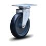 Imagem de Kit 2 Rodízios Anti Risco Móveis 5" 128mm 75kg Sem Freio + 2 Rodízios Anti Risco Móveis 5" 128mm 75kg Com Freio - Colson