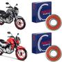 Imagem de Kit 2 Rolamentos Roda Dianteira Nachi 6302-2NSE9 Honda Cb 250 Twister 2016 a 2022