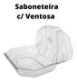 Imagem de kit 2 Saboneteira Não Fura Parede Com Ventosa 12x10cm