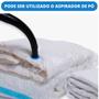 Imagem de Kit 2 Sacos A Vácuo Organizador De Roupas Viagem Cobertor Edredom Anti Mofo 80 x 110 cm