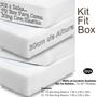 Imagem de Kit 2 Saias Para Cama Box King Malha Algodão Fit Box