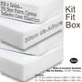 Imagem de Kit 2 Saias Para Cama Box Solteiro Fit Box Malha Algodão