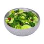 Imagem de Kit 2 Saladeiras Tigela Bowl Inox Martelado 25Cm 3,5L