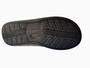 Imagem de Kit 2 Sandalias Chinelo Papete antistress ortopedica em couro nas cores preto e café