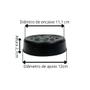 Imagem de Kit 2 Sapata Borracha Elevado Resistente Automotivo Redonda SP-15