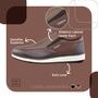 Imagem de Kit 2 Sapatênis Masculino Social SlipOn com Ajuste Elástico