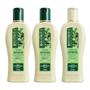 Imagem de kit 2 Shampoo 1 Condicionador Antiqueda Jaborandi 250 ml Bio Ext