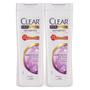 Imagem de Kit 2 Shampoo Anticaspa Clear Women Hidratação Intensa 400ml