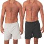 Imagem de Kit 2 Short Bermuda Tactel Praia Esporte Treino Casual Masculino