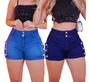 Imagem de Kit 2 Short Jeans Feminino Kit2 Bermuda Feminina Jeans Lycra