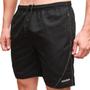Imagem de Kit 2 Short Tactel Leve Elástico Cordão Masculino 3 Bolsos Viés Listras Esportes Academia Corrida