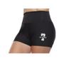 Imagem de Kit 2 shorts feminino curto meia coxa cos alto basica lisa uniforme praia academia adulto