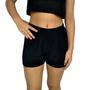 Imagem de Kit 2 Shorts Femininos Curtos Soltinhos Elástico Lisos Cores Sortidas Viscolycra Pp ao Plus Size