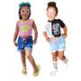 Imagem de Kit 2 Shorts Jeans Feminino Infantil 2 a 16 Anos