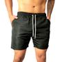 Imagem de Kit 2 Shorts Masculino Bermuda Mauricinho Liso Tactel