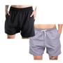 Imagem de Kit 2 Shorts Mauricinho Masculino Tactel Bermuda de tactel Barato