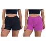 Imagem de Kit 2 Shorts PMC Canelado Feminino