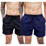 Imagem de Kit 2 Shorts Praia Masculino Bermuda Tactel Academia Treino Liso Praia