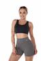 Imagem de Kit 2 Shorts Suplex Academia Cós Alto Legging Fitness