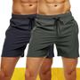 Imagem de KIT 2 Shorts Tactel Bermudas Academia Treino Corrida Masculina TRAINING 719