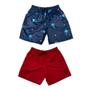 Imagem de Kit 2 Shorts Tactel Com Bolsos Masculinos Moda Praia Viagem