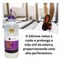 Imagem de Kit 2 Silicones Lubrificantes para Esteira Ergométrica 1 Litro Profissional