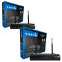 Imagem de Kit 2 sistemas microfones digital sem fio duplo lyco uh02-mm