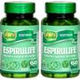 Imagem de Kit 2 Spirulina Espirulife Microalga Unilife 60 cáps. Vegano