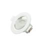 Imagem de Kit 2 Spot Led 3w Redondo Embutir 3500k Branco Quente - Luminária Decoração Loja Casa Sanca Gesso Teto