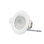 Imagem de Kit 2 Spot Led 3w Redondo Embutir 3500k Branco Quente - Luminária Decoração Loja Casa Sanca Gesso Teto