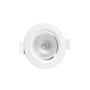 Imagem de Kit 2 Spot Led 3w Redondo Embutir 3500k Branco Quente - Luminária Decoração Loja Casa Sanca Gesso Teto
