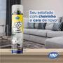 Imagem de kit 2 spray de espuma Limpadora remove sujeira mancha gordura clareia Estofado Sofá cadeira