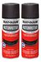 Imagem de Kit 2 Spray Parachoque Preto Fosco Retrovisor Rust Oleum