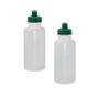 Imagem de Kit 2 Squeezes 550Ml Tampa Fibra Madeira Verde