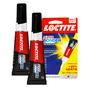 Imagem de Kit 2 Super Bonder Cola Instantânea Flexível 2,4g Ultra Forte E Rápida Mutiuso Loctite