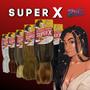 Imagem de KIT 2 Super Jumbos Para Tranças Box Braids Marca Super X + Conjunto de 20 Anéis Reguláveis Enfeites Para Tranças e Penteados