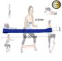 Imagem de Kit 2 Super Mini Band Extensor Elástico Leve Médio